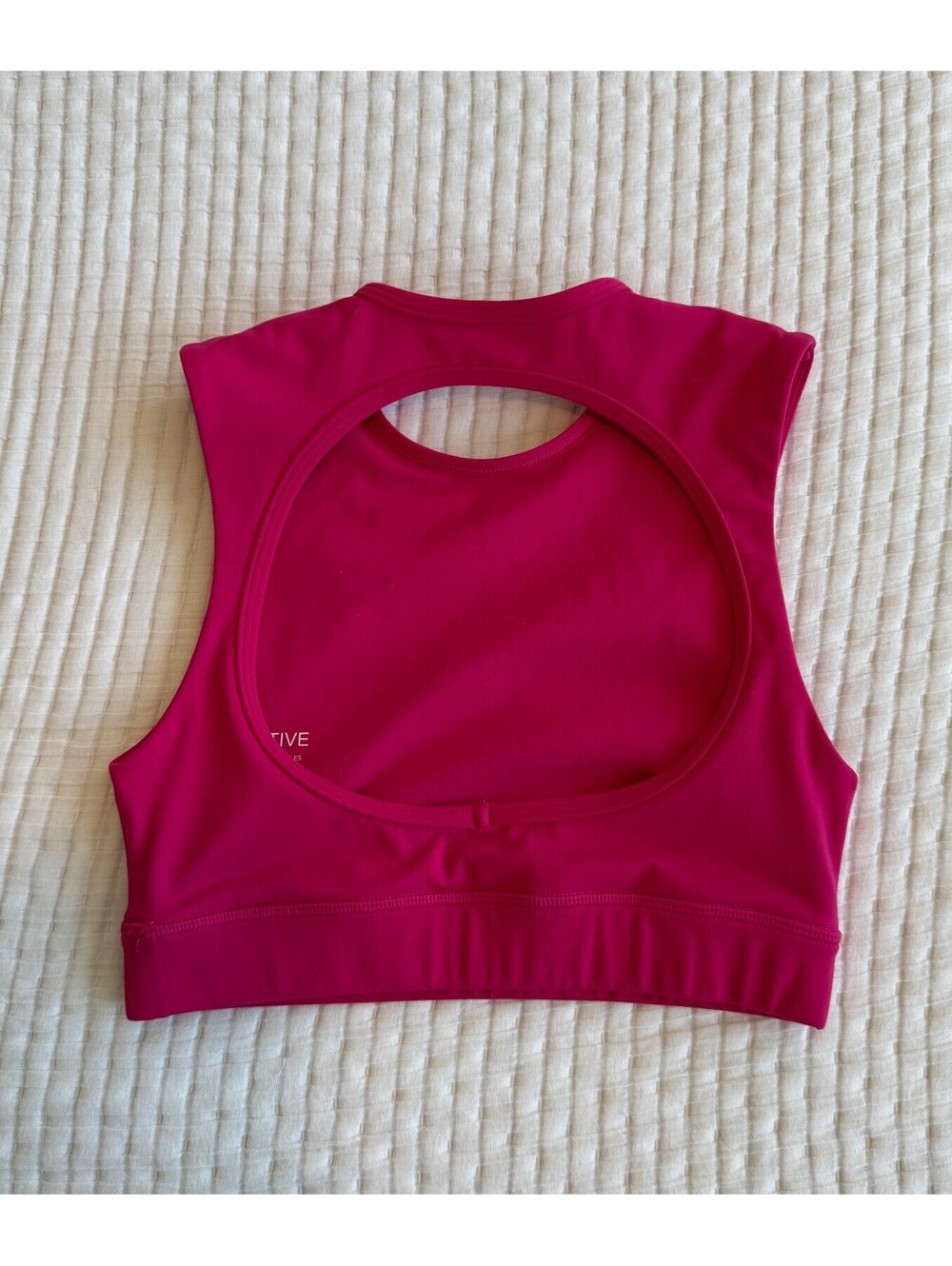SET Active Luxform Sport Bra Hot Pink Razzle Small - Picture 4 of 7